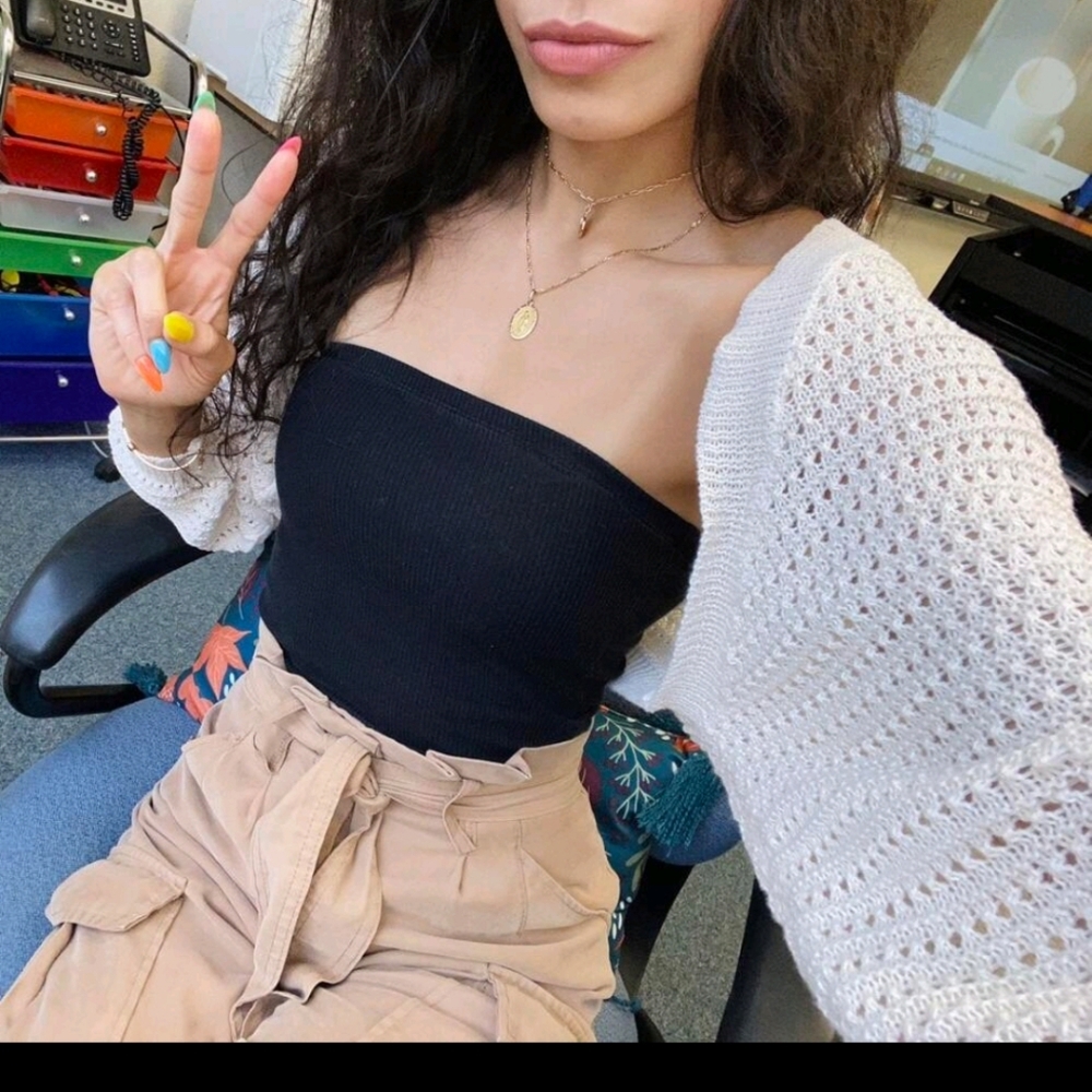 Cream bolero